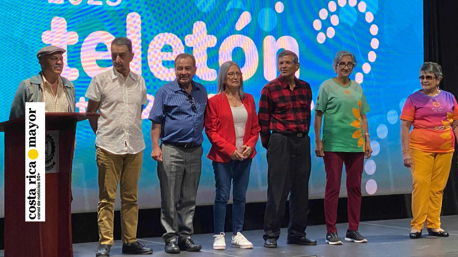 Teletón 2025 pone el corazón en la vejez digna. La meta es recaudar ¢600 millones para fortalecer la rehabilitación de personas adultas mayores