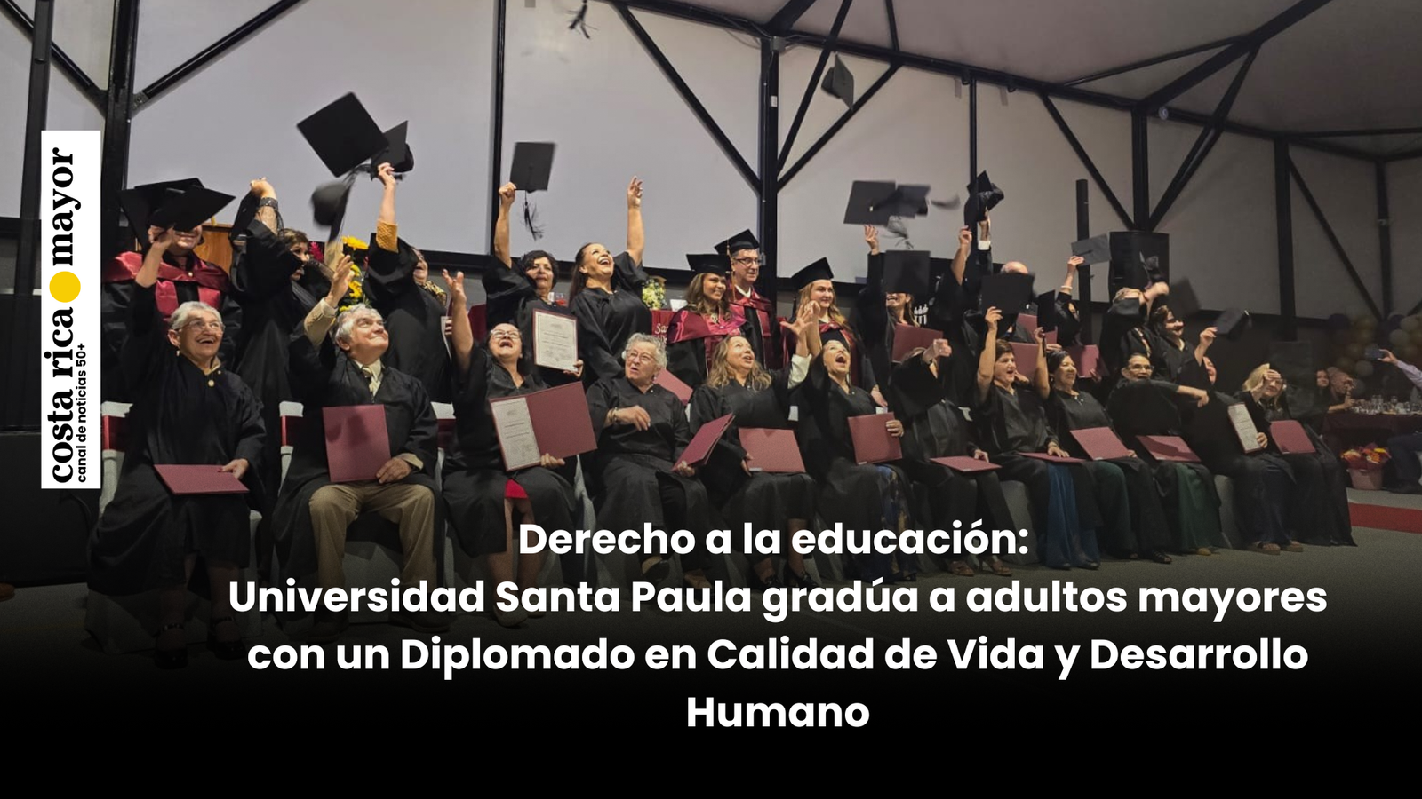 Derecho a la educación: Universidad Santa Paula gradúa a adultos mayores con un Diplomado en Calidad de Vida y Desarrollo Humano