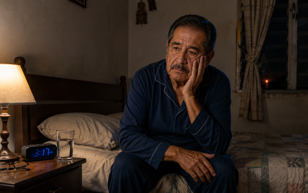 Insomnio en la persona adulta mayor: cuándo dormir mal deja de ser normal y se convierte en una señal de alerta