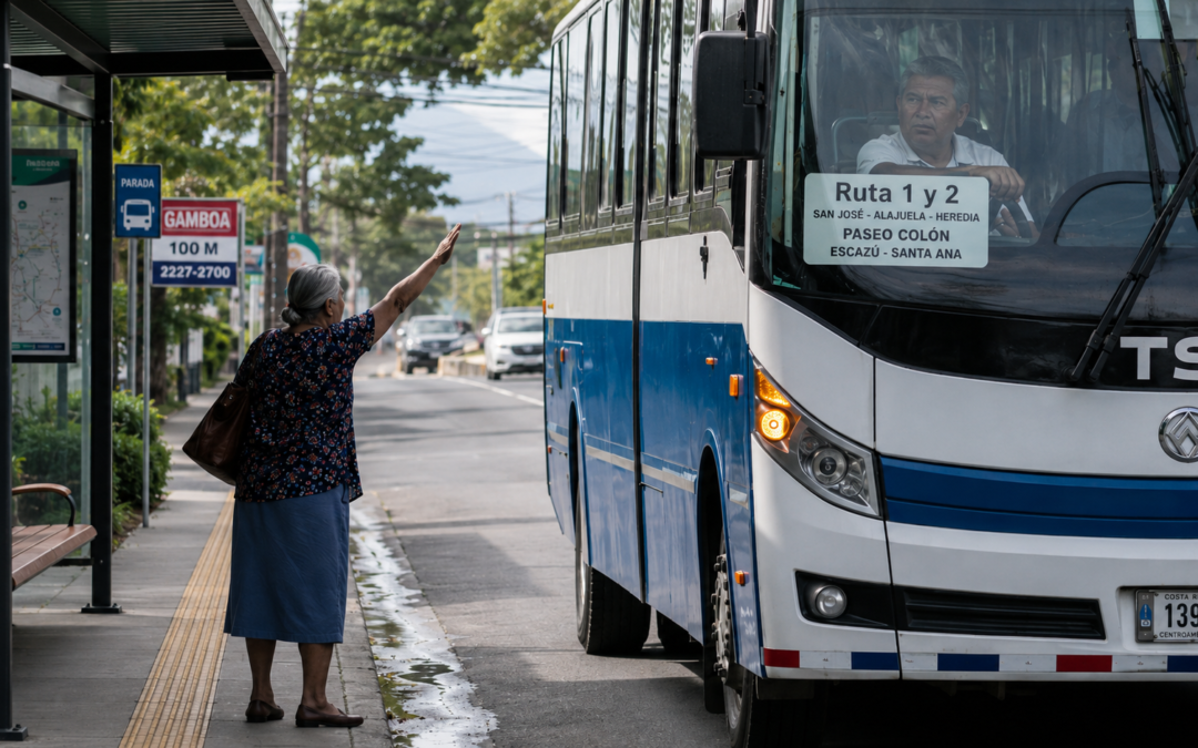 El bus que pasa de largo: maltrato, gradas imposibles y derechos de las personas adultas mayores en el transporte público