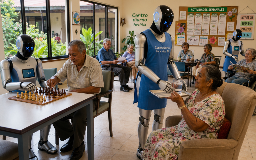 Robots con inteligencia artificial llegan al cuido de la vejez: ¿complemento o sustituto del afecto?