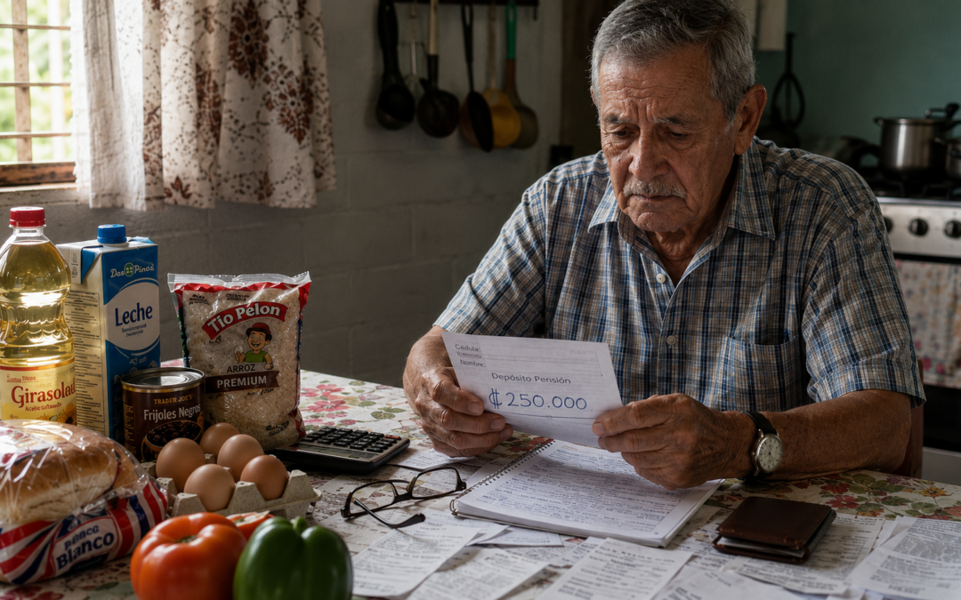 Las cuentas de don Jorge: lo que el IVA del 13% a la canasta básica significa para quien vive con ₡250.000 de pensión