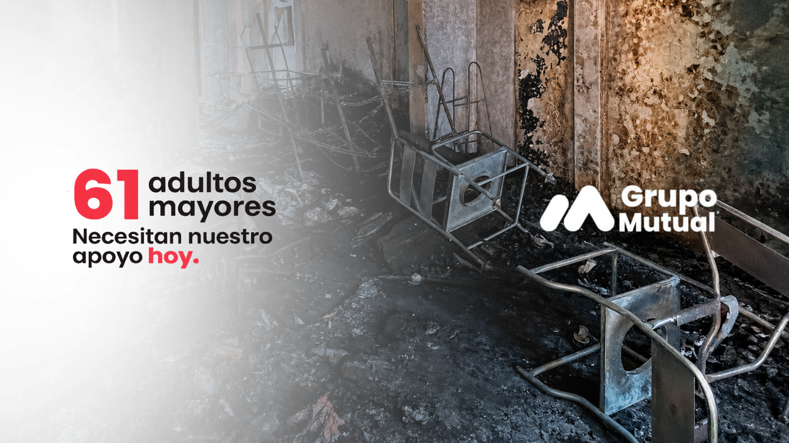 Incendio dejó sin un pabellón al Hogar de Ancianos Santiago Crespo: lanzan campaña para apoyar a 61 personas mayores