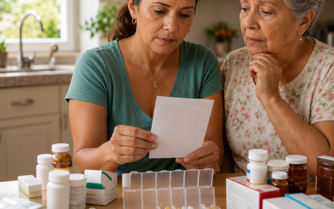 ¿Sabe realmente cuántos medicamentos toma su mamá, papá o abuelo cada día?
