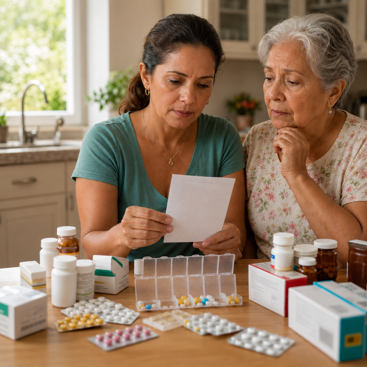 ¿Sabe realmente cuántos medicamentos toma su mamá, papá o abuelo cada día?