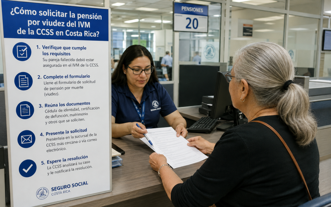 Su derecho hoy: cómo solicitar la pensión por viudez del IVM de la CCSS en Costa Rica