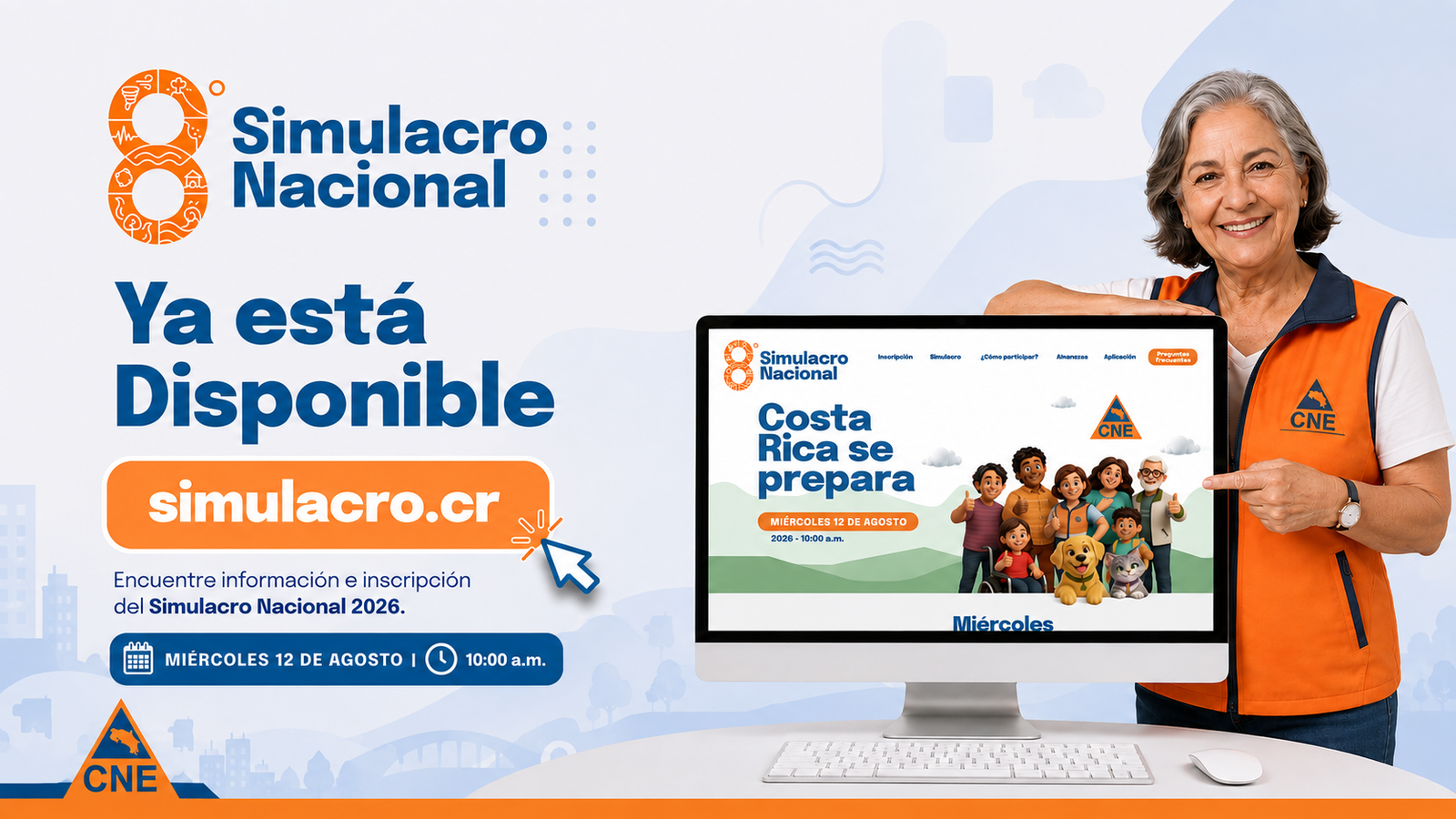 El Simulacro Nacional es este miércoles 12: cómo preparar a la persona mayor de su hogar