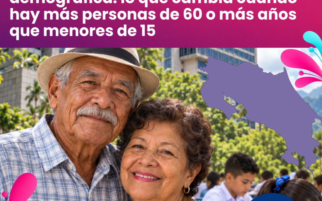 Costa Rica cruzó una frontera demográfica: lo que cambia cuando hay más personas de 60 o más años que menores de 15