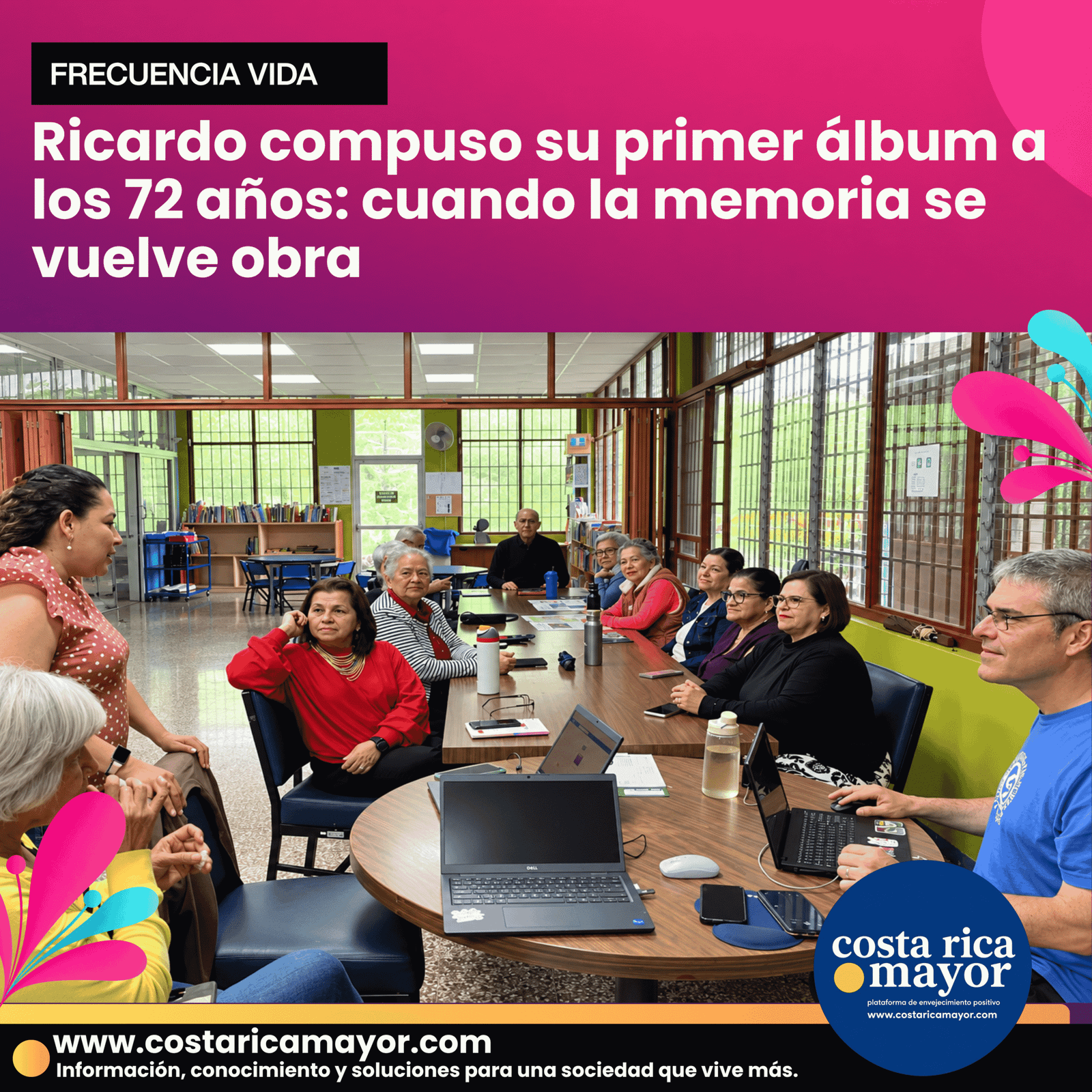 Ricardo compuso su primer álbum a los 72 años: cuando la memoria se vuelve obra