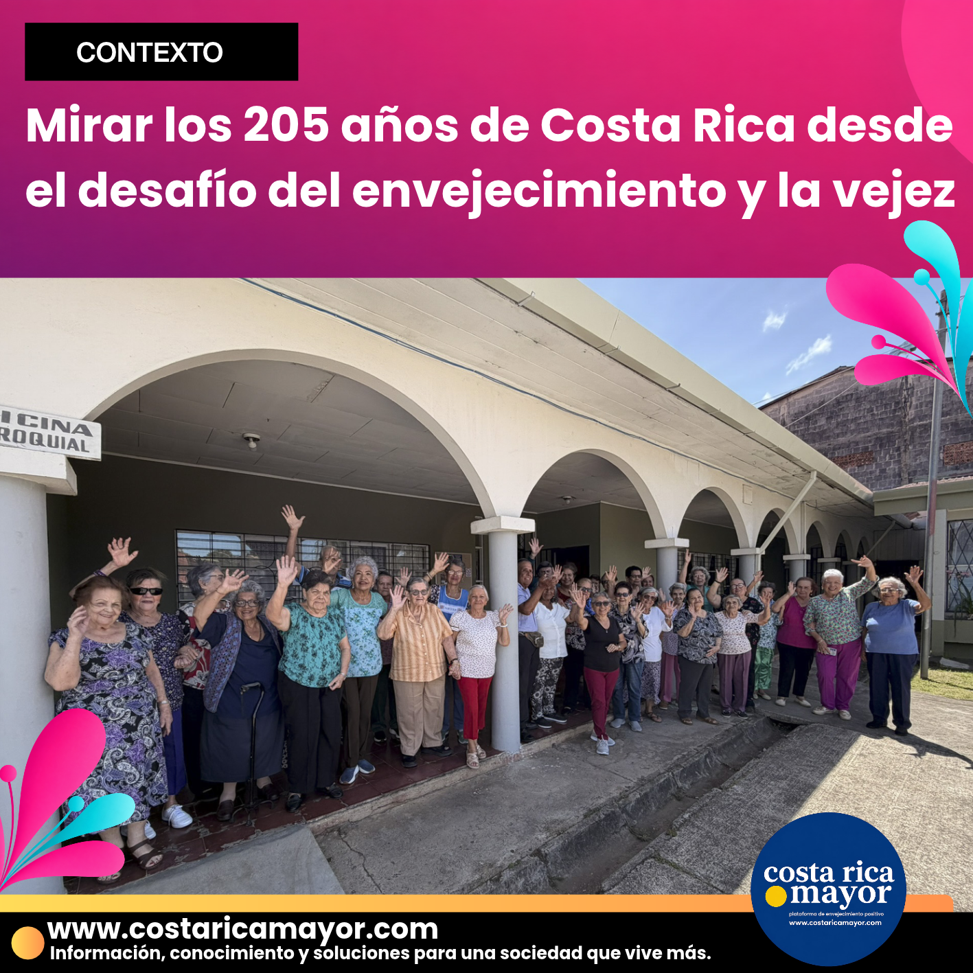 Mirar los 205 años de Costa Rica desde el desafío del envejecimiento y la vejez